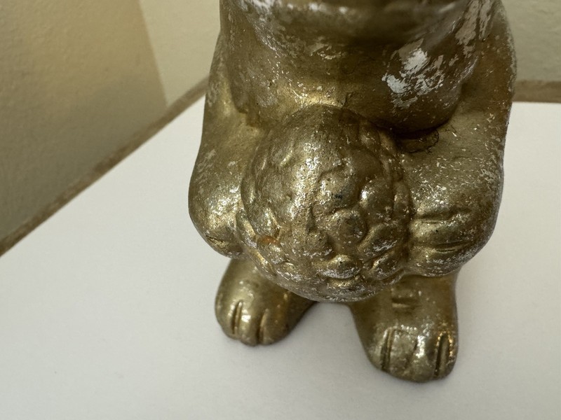 Squirrel Figure Figurine Brushed Gold Silver Fall Animals Woodland gallery