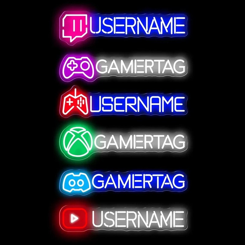 Custom Neon Sign LED Light Personalized Bar Pub Man Cave Garage Decor Shop Sign