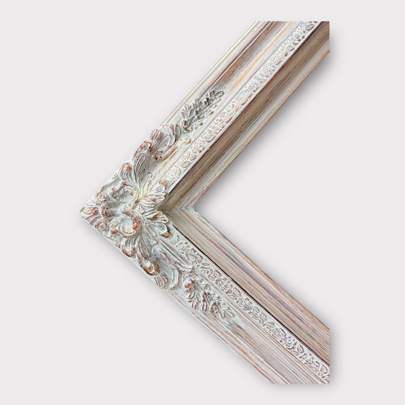 22 x 28 In Stock-Traditional compo ornate wood frame, Rose Gold, wood picture