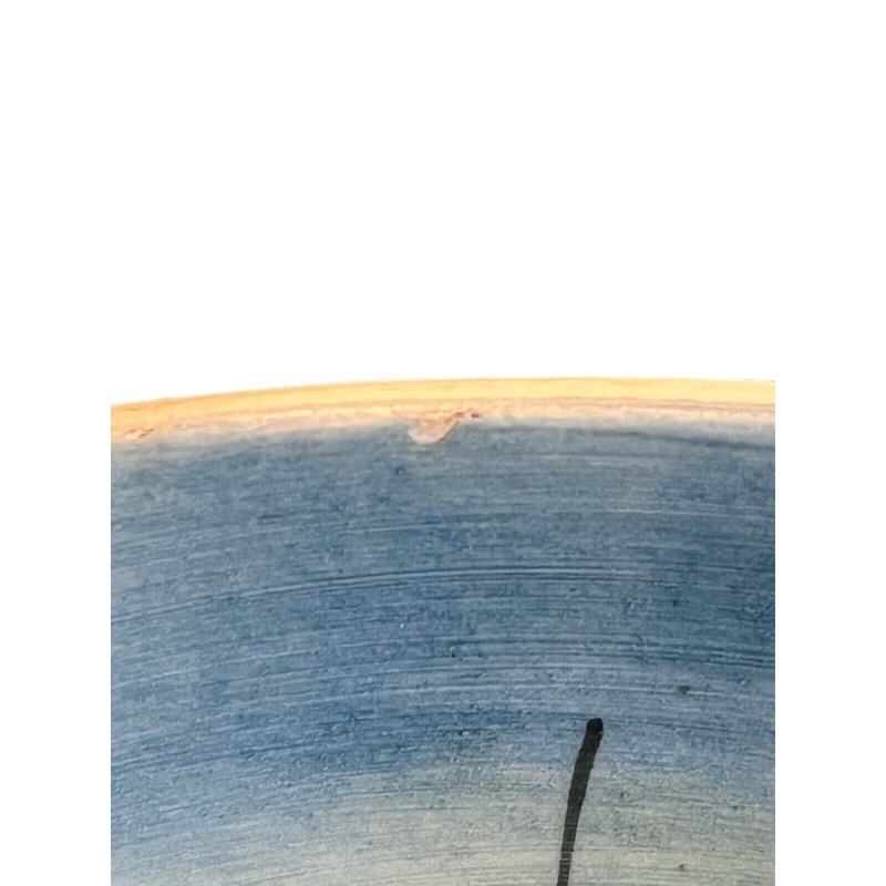 Vintage Trinket Dish Plate Ashtray Made in Italy Hand Painted Bridge Water Scene gallery