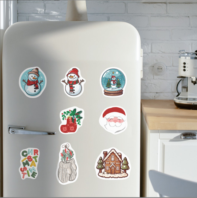 50 Pcs Stickers Xmas Santa Claus Holiday Kids DIY Laptop Phone Luggage Car Vinyl gallery
