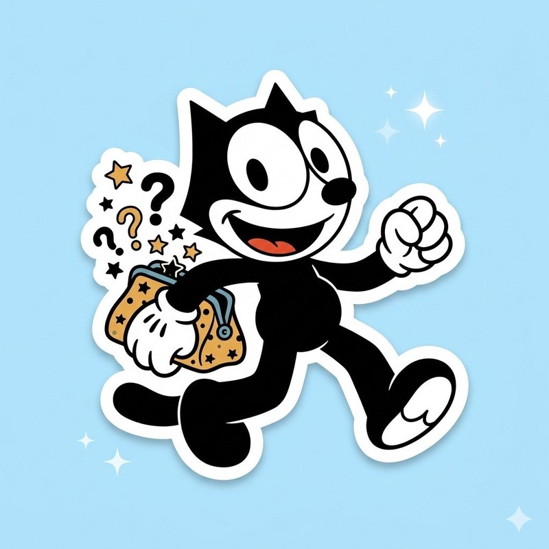 Felix The Cat Sticker Decal Phone Laptop
