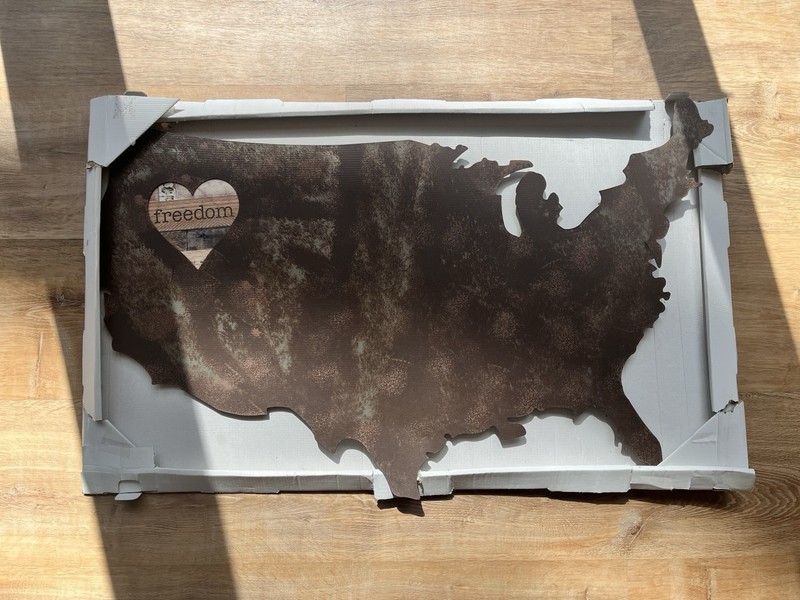 Magnetic Map – Travel Keepsake