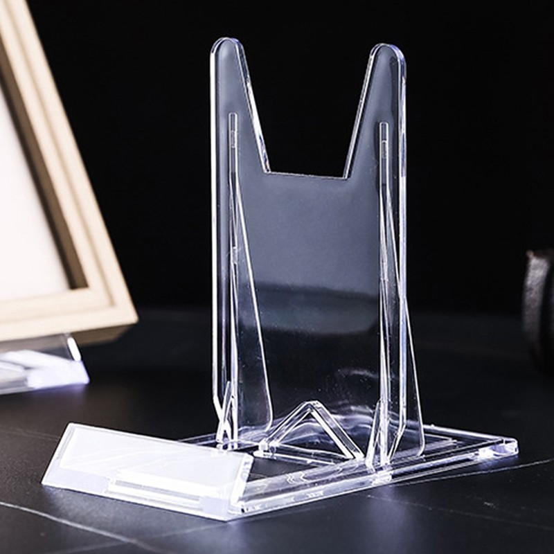 2-20X 4" Two Part Adjustable Acrylic Display Stand Easels for Minerals Fossils gallery