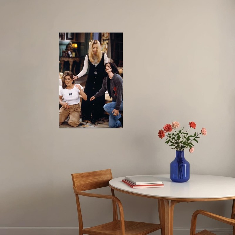 619731 Friends Milkshake Rachel Monica Phoebe Wall Print Poster gallery