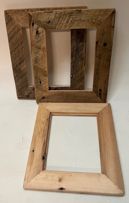 1 reclaimed wood 8x10 picture frame 1 1/2" molding gallery