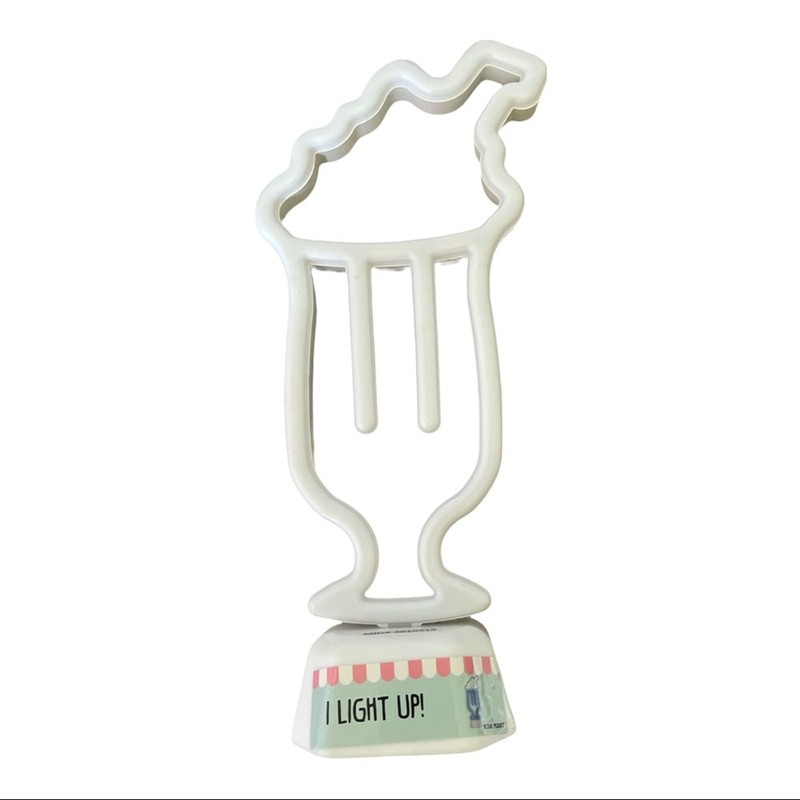 Blue And White Ice Cream Float Neon Novelty Light NEW gallery