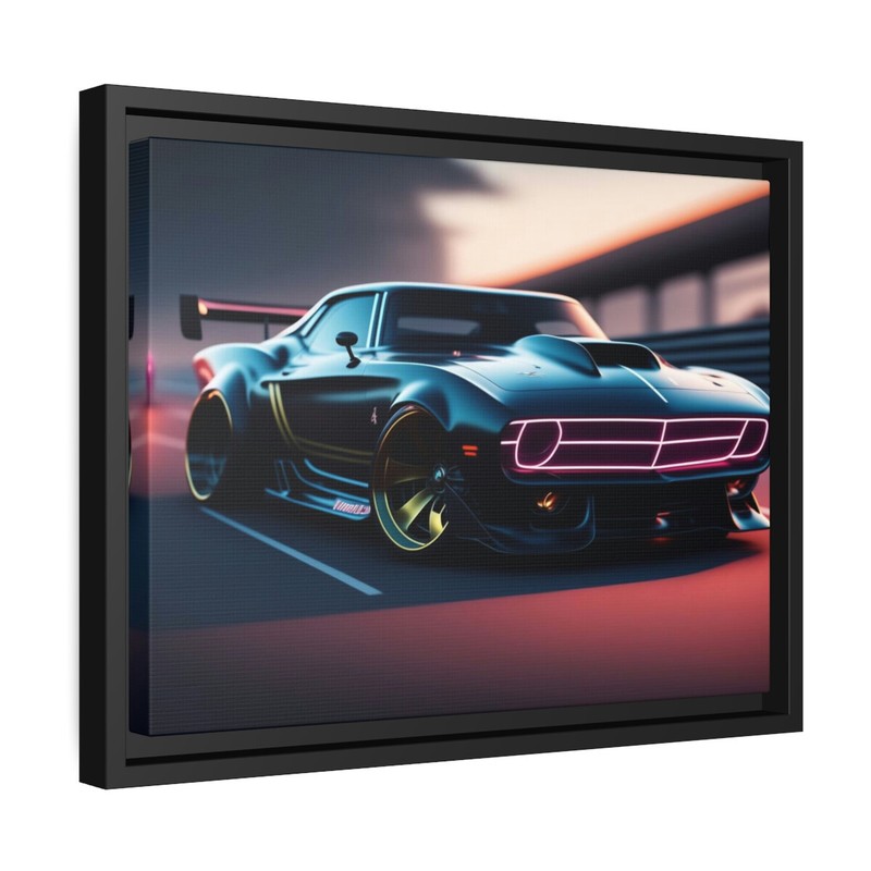 Muscle Car, SpeedTrap, Matte Canvas, Black Frame, Stock# C00002P003