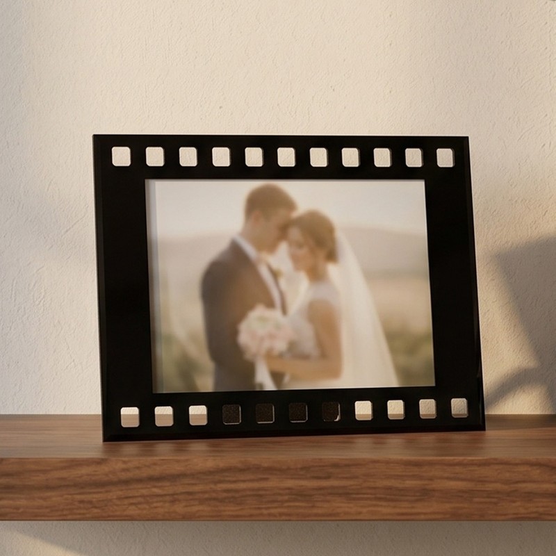 2 Pcs Photo Booth Pictures Holder Vintage Frame Prop Film Strip Movie gallery