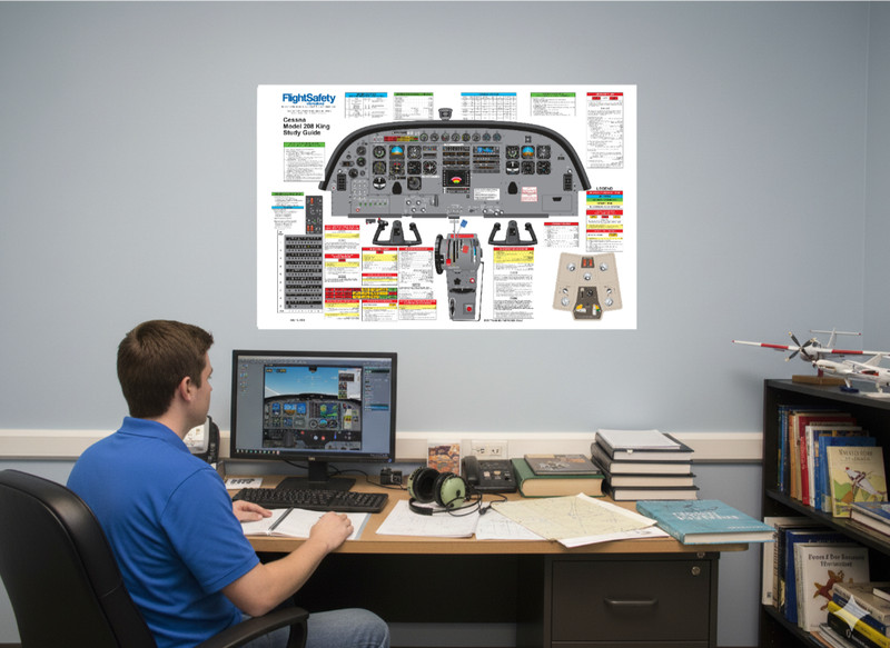 Cessna Grand Caravan Model 208 King Study Guide 24in x 36in gallery