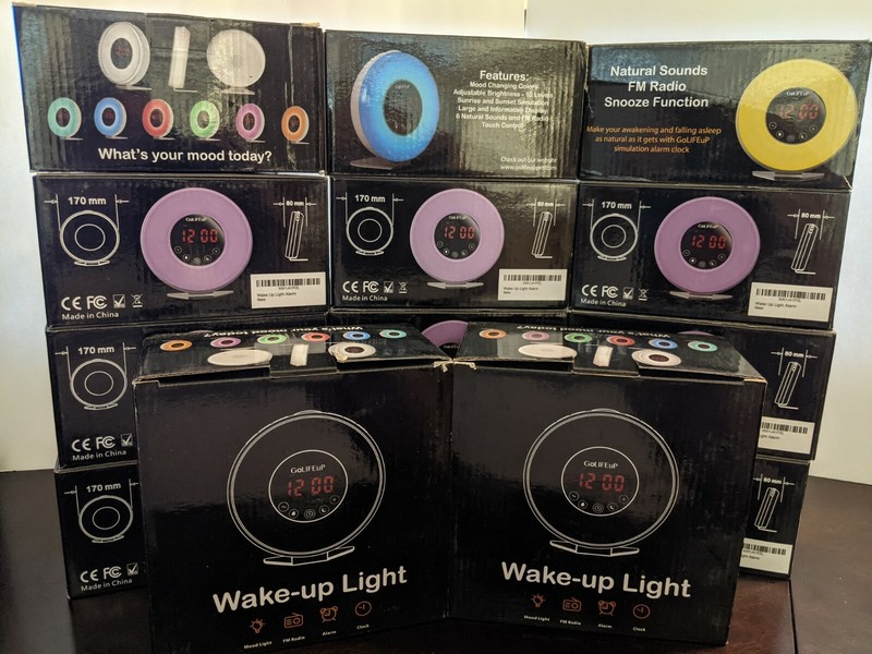 GoLifeup Mood Light , FM Radio, Alarm Clock , 6 Natural Sounds – NEW IN BOX