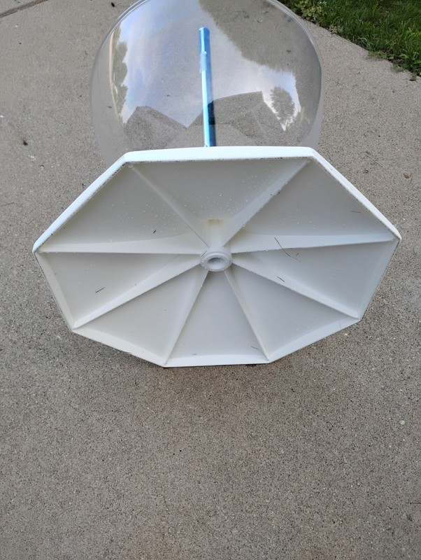 Vintage Mod Spaceage Terrarium Dome Floor Plant Stand Atomic MCM BASE ONLY gallery