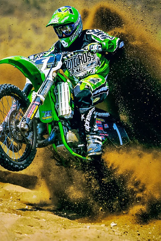 Ricky Carmichael Motorcycle Cross Country Wall Art Home Decor – POSTER 20×30