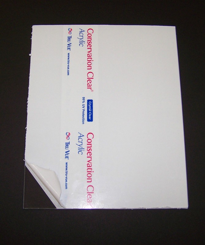 12″x16″ UV Conservation Acrylic 1/8″ Plexiglass Picture Frame Glass Replacement