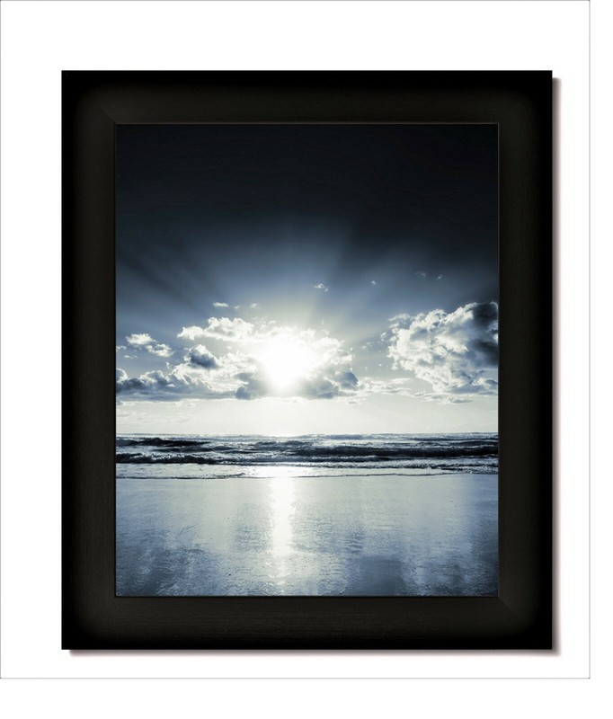 12X16 Matte Black Frame with Glass & Backing