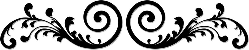 2 Pcs Metal Scroll Wall Art Black Wrought Iron Wall Medallion Decor Horizontal M