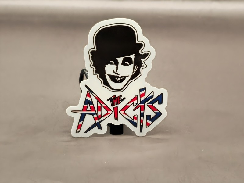 The Adicts Inspired Stickers Punk Rock Music Band UK England Union Jack Decals