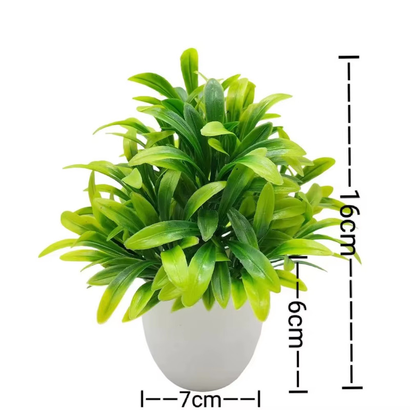 New Mini New Fake Potted Flowers Bonsai Table Decor Artificial Flower False Plan