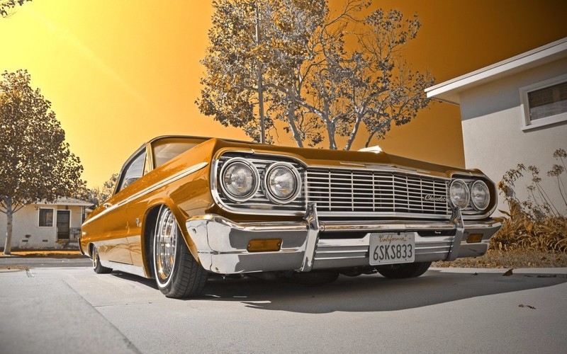 1964 Chevy impala lowrider | 24 x 36 INCH POSTER | sports car