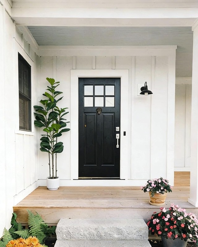 6FT Artificial Fiddle Leaf Fig Tree Large Faux Ficus Tree with White Planter gallery