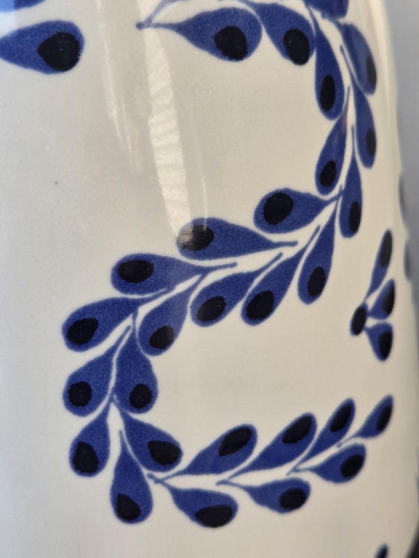 Clase Azul Reposado Empty Tequila Bottle Decanter 750ml w/ Lid Hand Painted gallery
