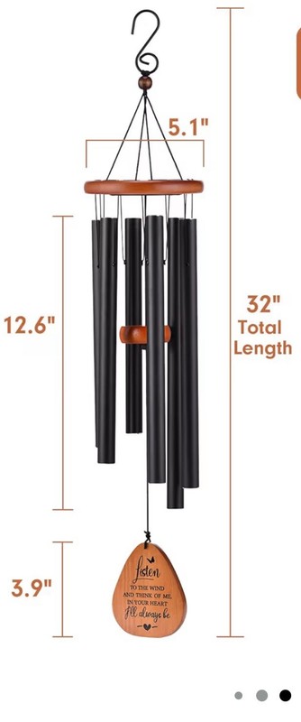 Wind Chimes for Outdoor - Memorial Wind Chime Soothing Melodic Tones gallery