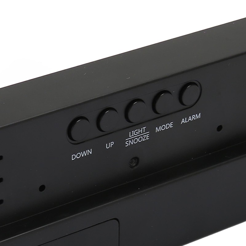 Electronic Desktop Clock Compact Size With Temp Display For Home Premium gallery