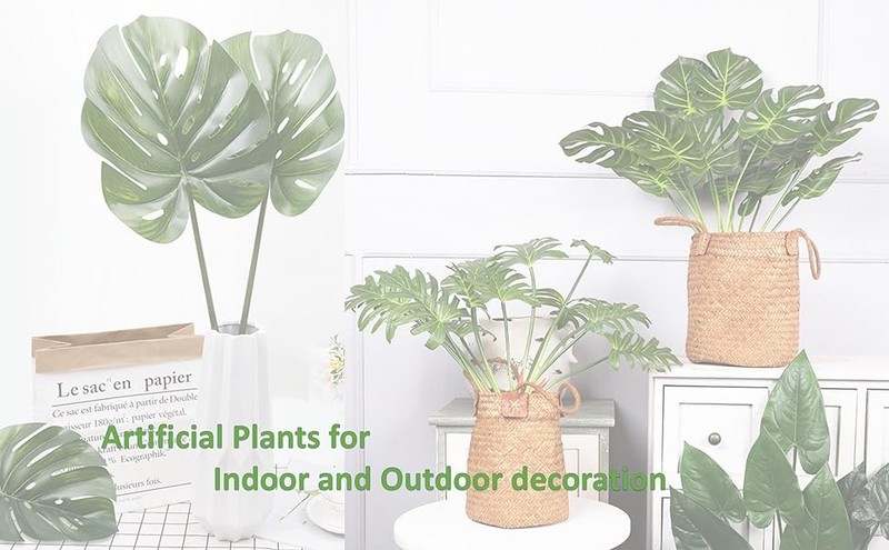 Artificial Eucalyptus Stem, Green Leaves, 12 Pack Green Faux Plant Branch, 12 gallery