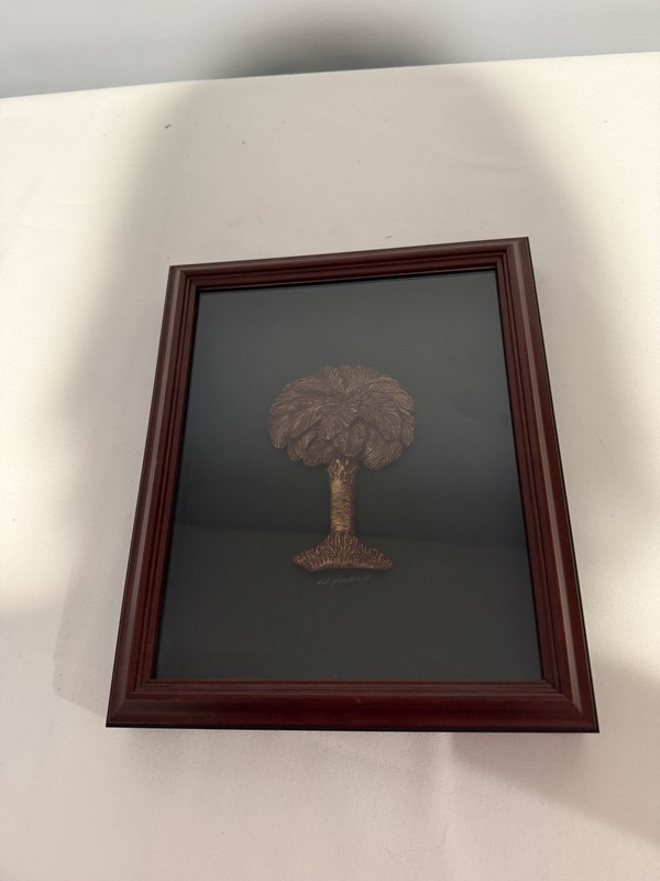 Palm Tree Wooden Picture New