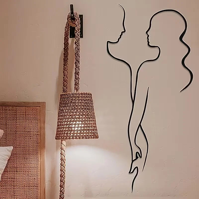 Abstract Couple Wall Decal Removable Sticker for Bedroom Living Room gallery