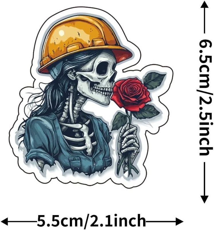 Women Hard Hat Stickers | Blue Collar Decals for Hardhat | Woman in Trade Empowe gallery