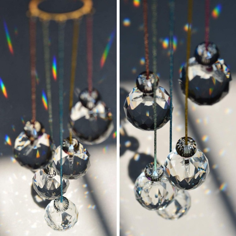 Crystals Ball Prisms Suncatcher Hanging Ornament Rainbow Maker for Home,Garde... gallery