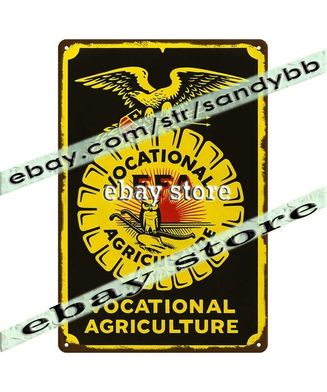 FUTURE FARMERS Of AMERICA farm ranch agriculture tin sign gallery