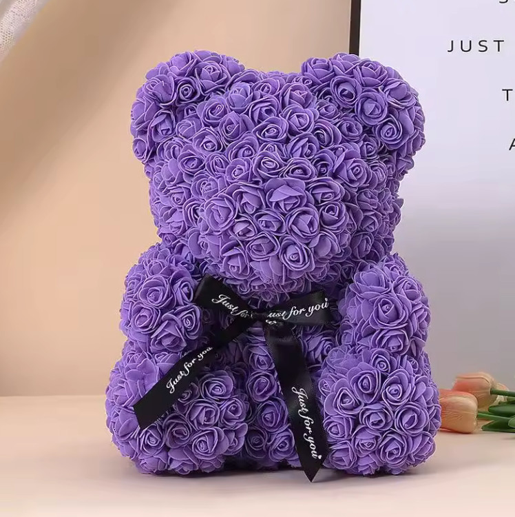 25cm Rose Teddy Bear Gift Box – Romantic Valentine’s Day Present for Her, Annive gallery