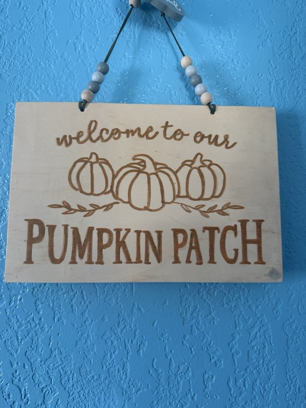 Fall And Thanksgiving Wall Sign welcome to our PUMPKIN PATCH”,rustic Farmhouse gallery