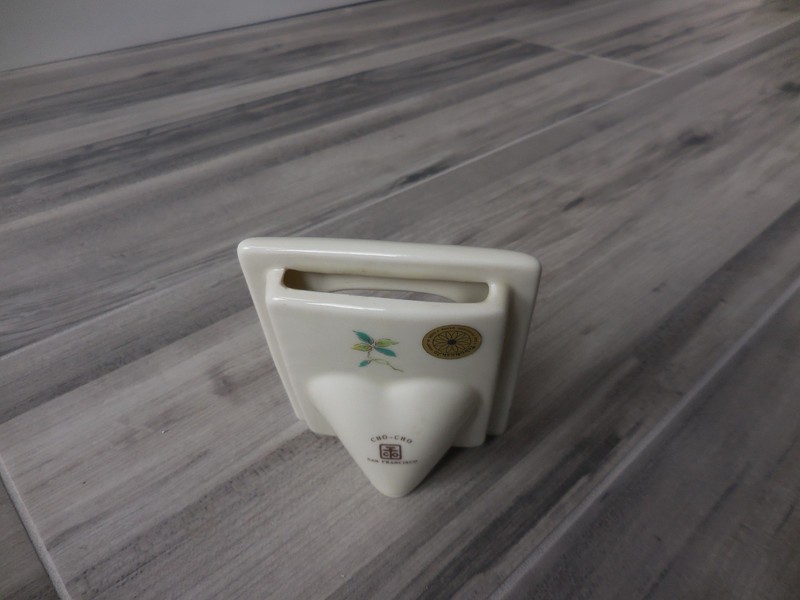 Cho Cho Takahashi Small Mini-Photo Frame Hand Painted Porcelain 3.75 X 3 in. gallery