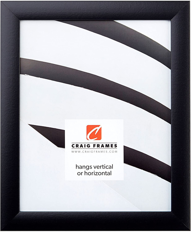 Matte Black 5x30-Inch Picture Frame - Smooth Finish, 1-Inch Wide