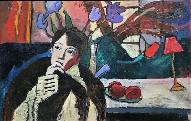Meditation by Gabriele Münter 1911 – German Expressionist Interior Scene Decor