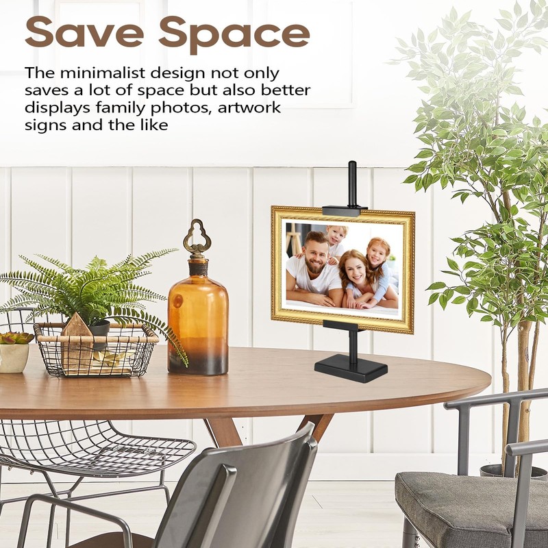 Adjustable Tabletop Easel Stand for Picture Frames, Picture Easels for Displa... gallery