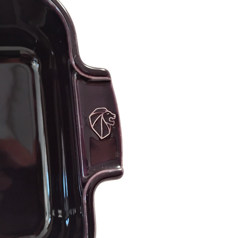 Peugeot Rectangular Trinket Dish | Aubergine Purple | Made in France | Decor gallery