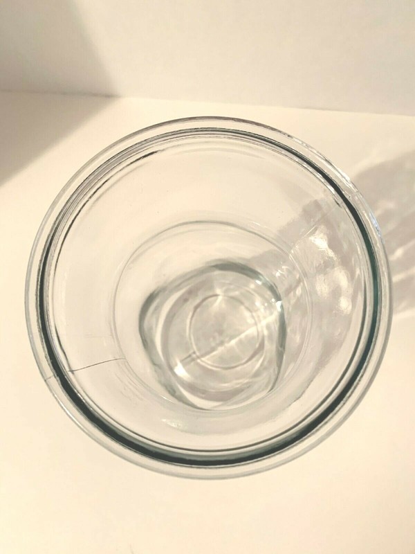 Tall Thick Durable Hour Glass Shape Design Clear Lead Glass Flower/ Floral Vase gallery