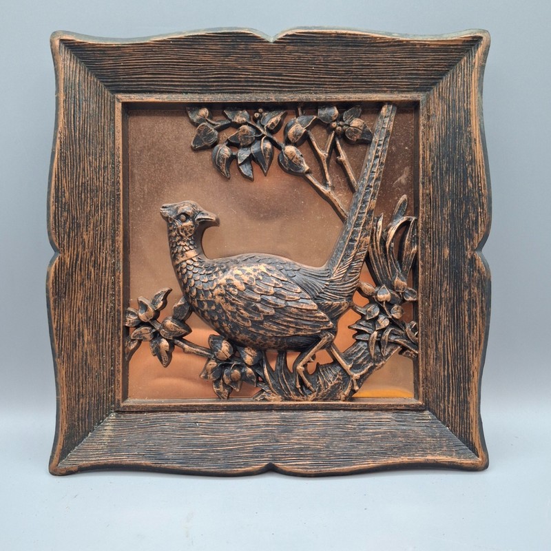 Coppercraft Guild Wild Bird Copper 3D Wall Plaques, Vintage 1960’s, Made in USA
