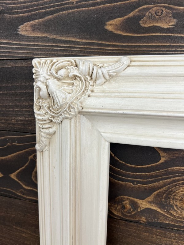 16 X 20 In Stock-Classic compo Ornate wood frame, IVORY STAIN, hand painted gallery