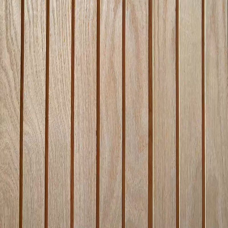 Fluted Solid Oak 3/8 In. X 5.25 In. X 72 In. 15.75 SF Unfinished Thin Square Rea