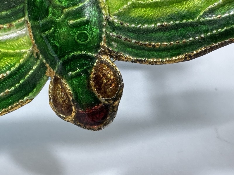 Pier 1? Cloisonne Enamel Over Metal Dragonfly Wine Bottle Stopper Plug Green gallery