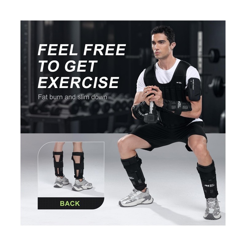 Ankle Wrist Weights 4lb/10lb/15lb/20lb/25lb/30lb BeatBoost Adju... Fast USA SHIP gallery