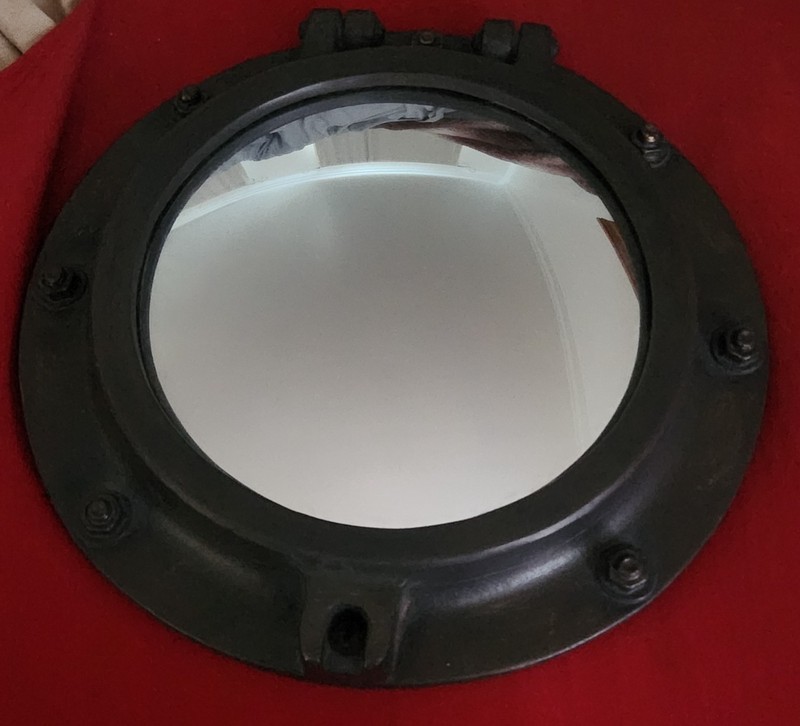 Porthole Mirror Vintage. Authentic Models Brand. New in original box! Apprx 11″