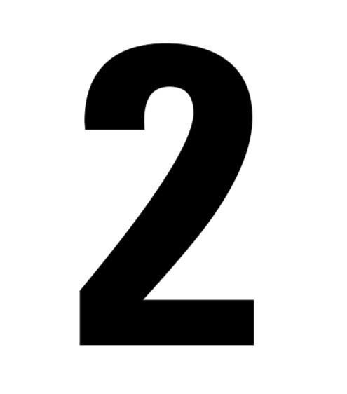 Choice BIG 5" Street Address Mailbox House Home Number Sticker Decals gallery