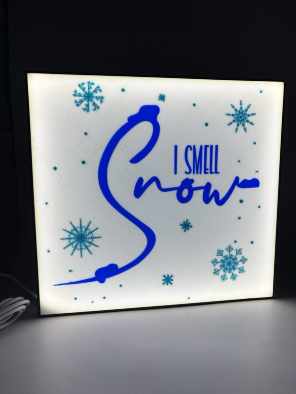 I Smell Snow LED Light Up Sign gallery