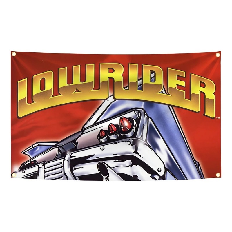 Lowrider Classic Car Flag Banner Wall Art Hanging Garage Motor Show Decor 5x3ft